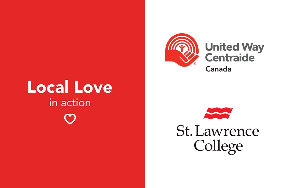 Local love in action. United Way Centraide Canada and SLC logos are together to signify a partnership.